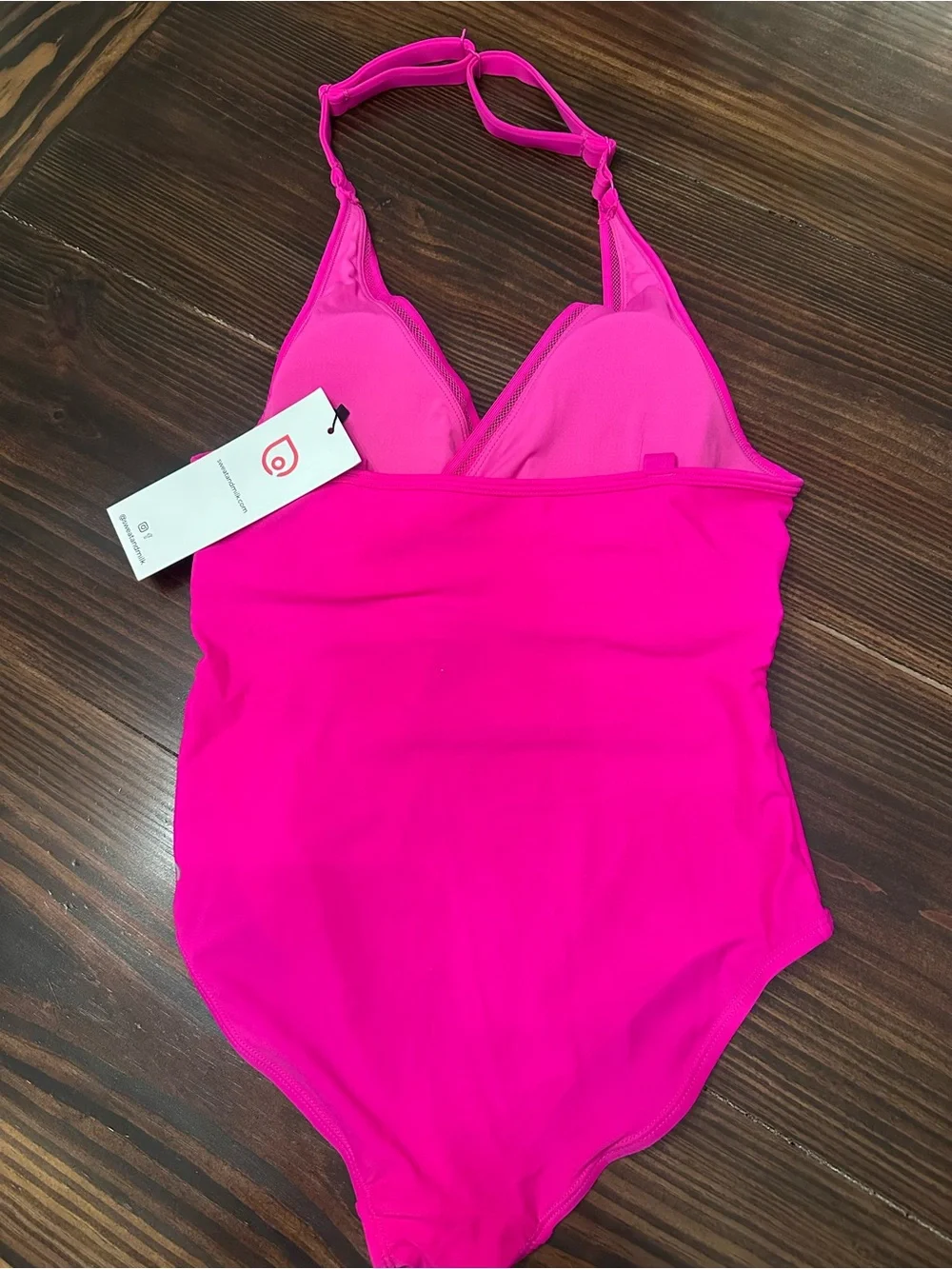 Nursing bathing suit Hot Pink One-Piece Swimsuit